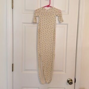 Hanna Andersson Lemon Knotted Gown